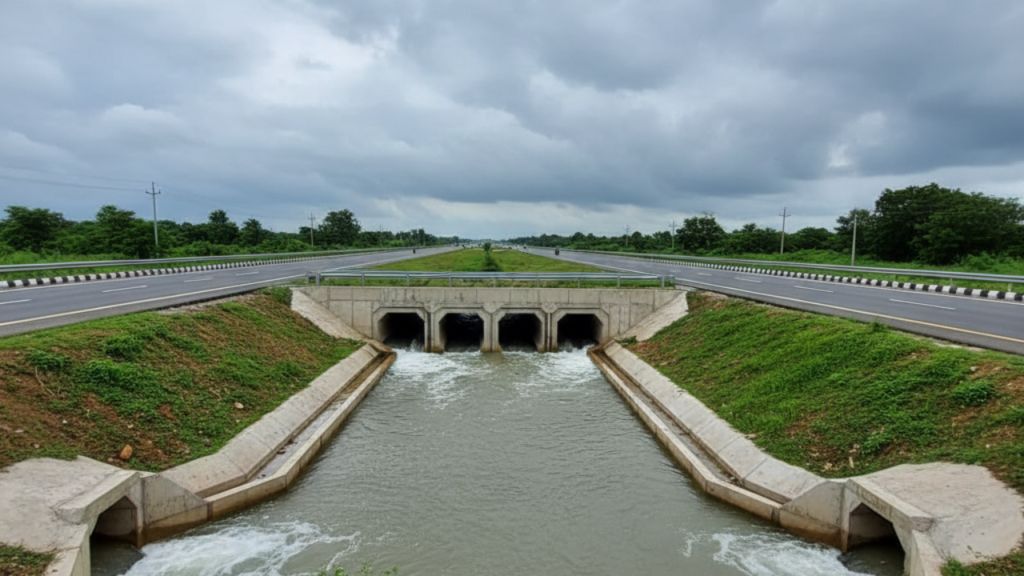 Road construction standards in India proper drainage system design for highway longevity