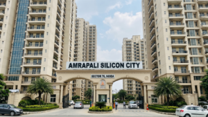 Amrapali Silicon City Sector 76 Noida front view