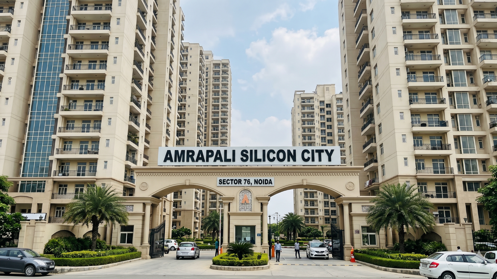 Amarpali Silicon Valley Phase 4 construction project in Sector 76 Noida