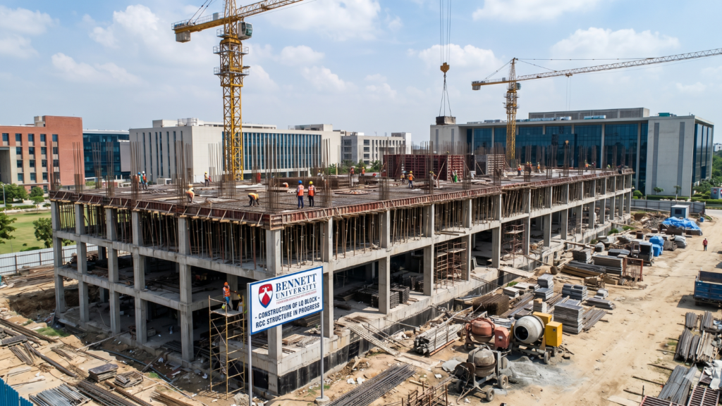 LQ Block Bennet University construction site MPM Group