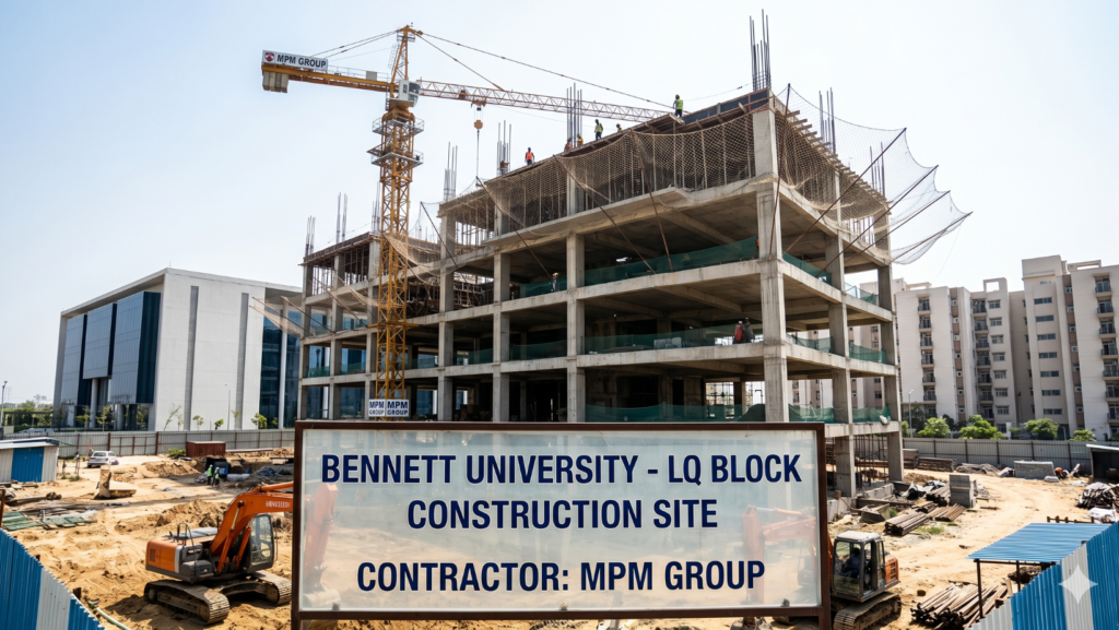 RCC structure LQ Block Bennet University construction