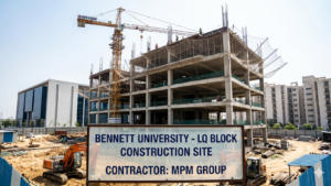 RCC structure LQ Block Bennet University construction